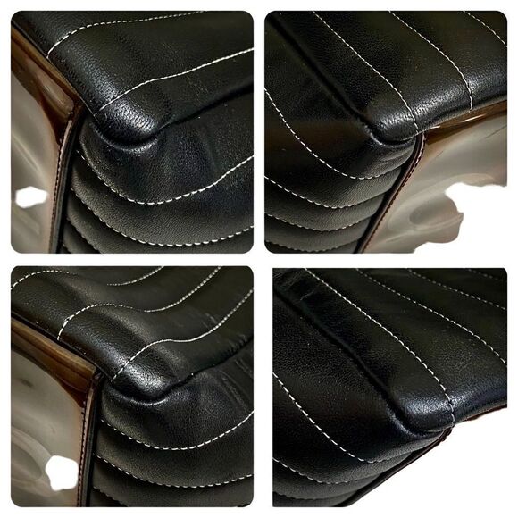 CHANEL “Rare“ CC Mademoiselle Leather Tote Bag 💼 Black - Picture 13 of 17